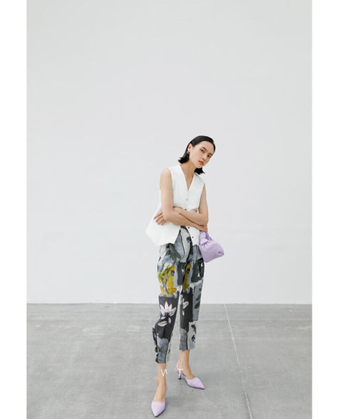Abstract Art Tapered Pants